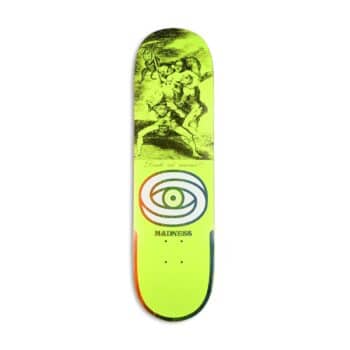 Madness Donde R7 8.5" Skateboard Deck - Neon Yellow