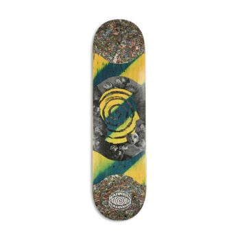 Madness Voices R7 Slick 8.125" Skateboard Deck - Green/Multi