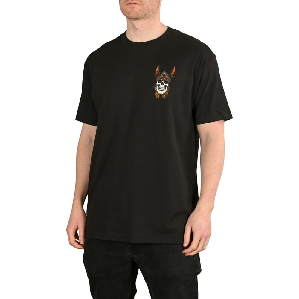 Powell Peralta Andy Anderson Skull S/S T-Shirt - Black