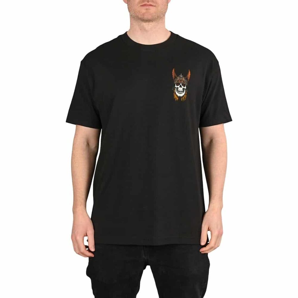 Powell Peralta Andy Anderson Skull S/S T-Shirt - Black