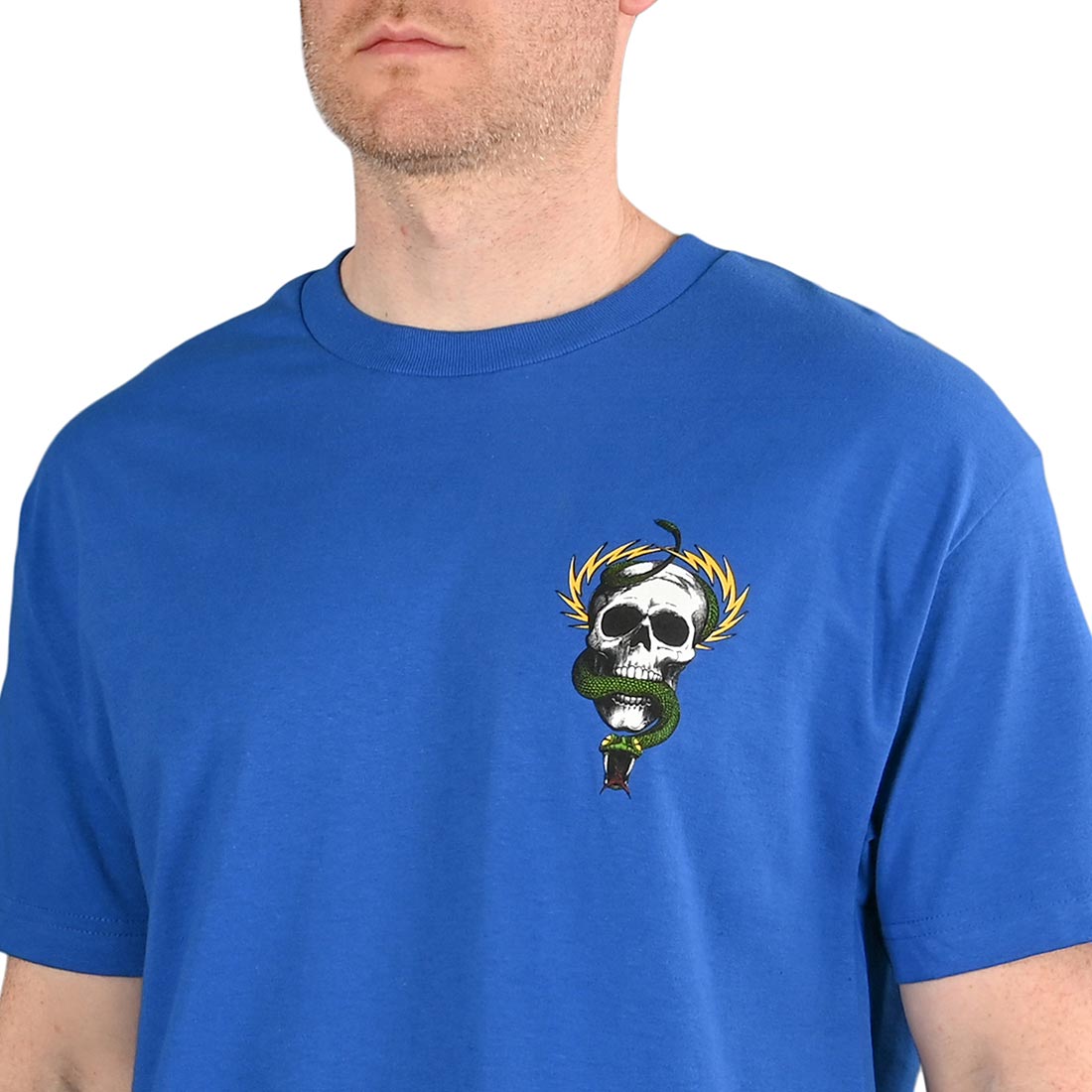 Powell Peralta Mike McGill Skull & Snake S/S T-Shirt - Royal Blue