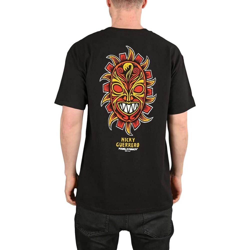 Powell Peralta Nicky Guerrero Mask S/S T-Shirt - Black