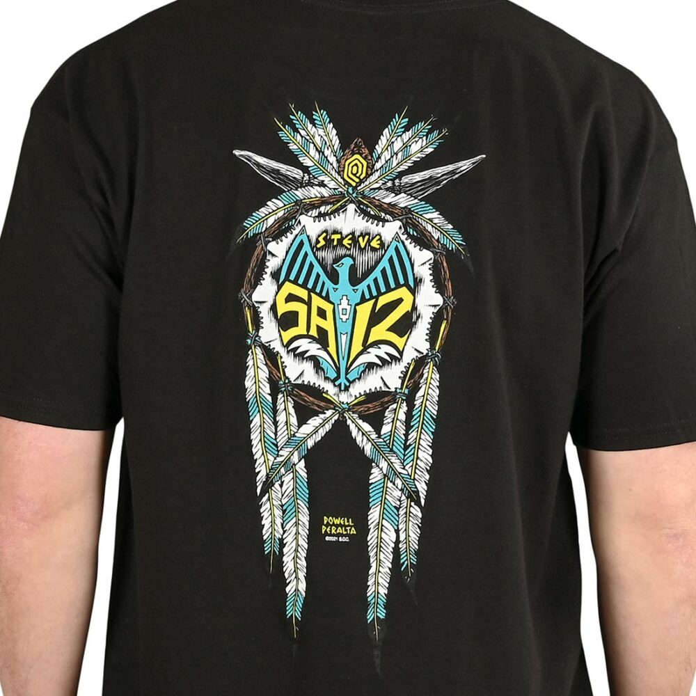 Powell Peralta Steve Saiz Totem S/S T-Shirt - Black