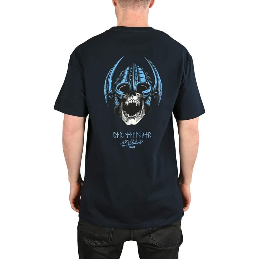 Powell Peralta Welinder Nordic Skull S/S T-Shirt - Navy