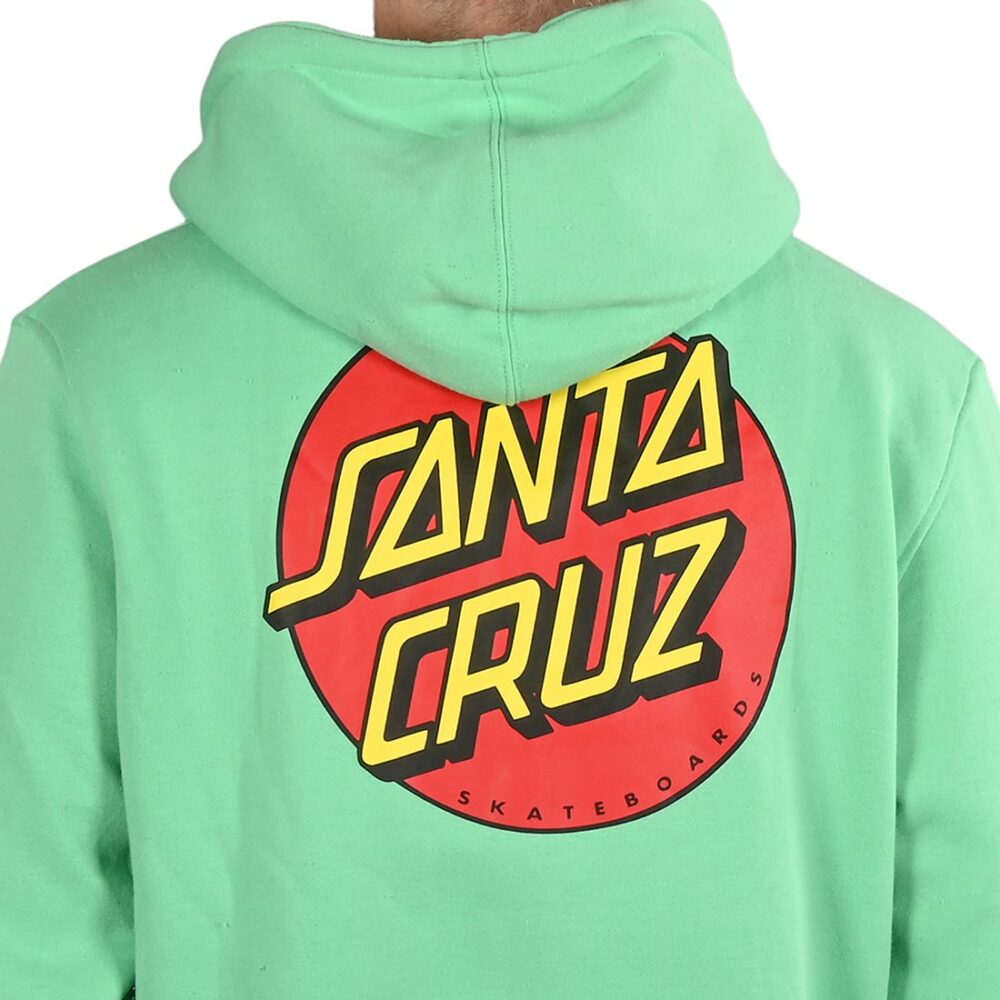 Santa Cruz Classic Dot Zip-Up Hoodie - Jade Green