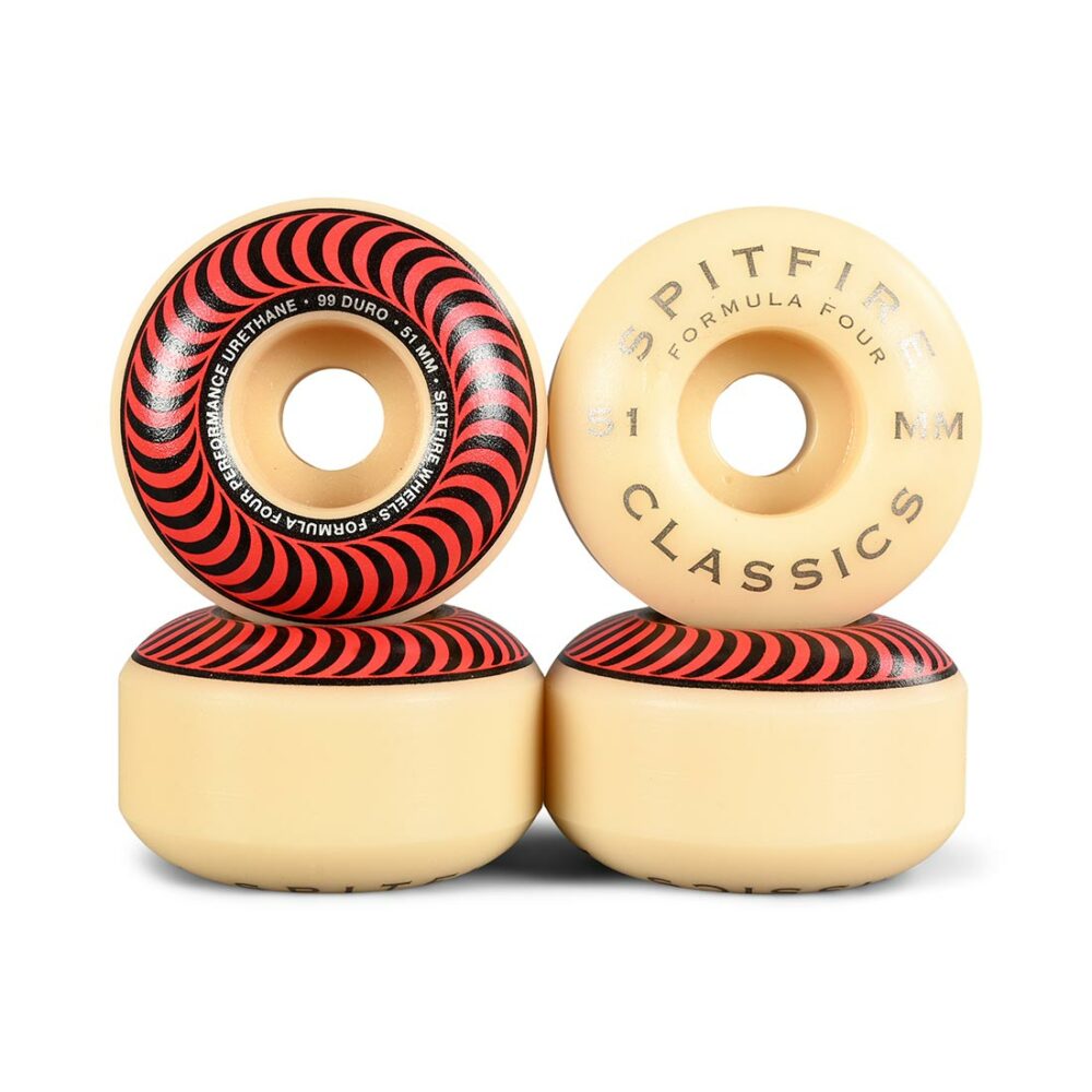 Spitfire Formula Four Classics 99D 51mm Wheels - Red