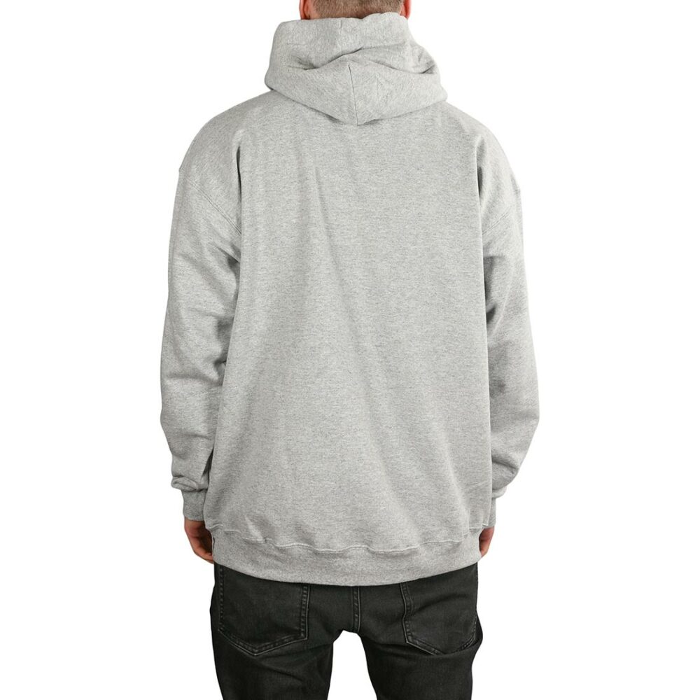 Thrasher Flame Logo Pullover Hoodie - Grey