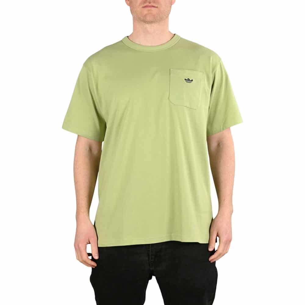 Adidas Shmoo Logo S/S Pocket T-Shirt - Magic Lime/Shadow Navy