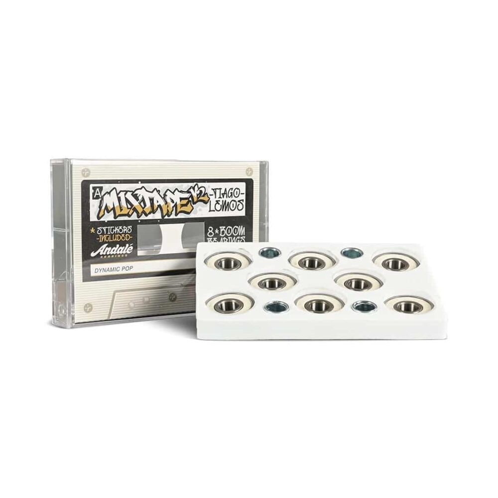 Andale Mixtape V2 Skateboard Bearings (8 Pack) - Tiago Lemos