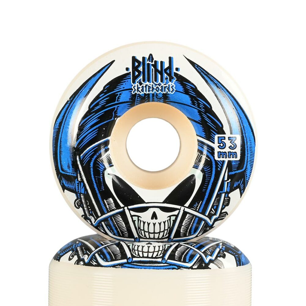 Blind Reaper Helmet 53mm Skateboard Wheels - White