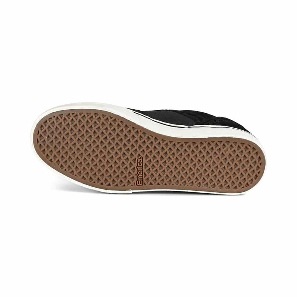 Emerica The Low Vulc Skate Shoes - Black/Gold/White