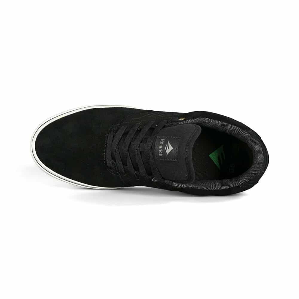 Emerica The Low Vulc Skate Shoes - Black/Gold/White