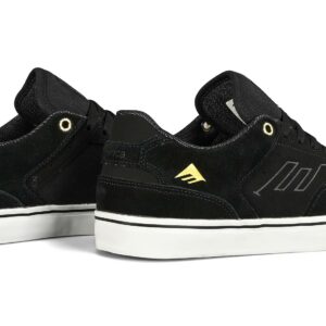 Emerica The Low Vulc Skate Shoes - Black/Gold/White