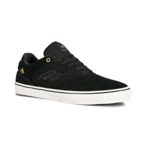 Emerica The Low Vulc Skate Shoes - Black/Gold/White
