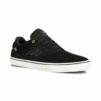 Emerica The Low Vulc Skate Shoes - Black/Gold/White