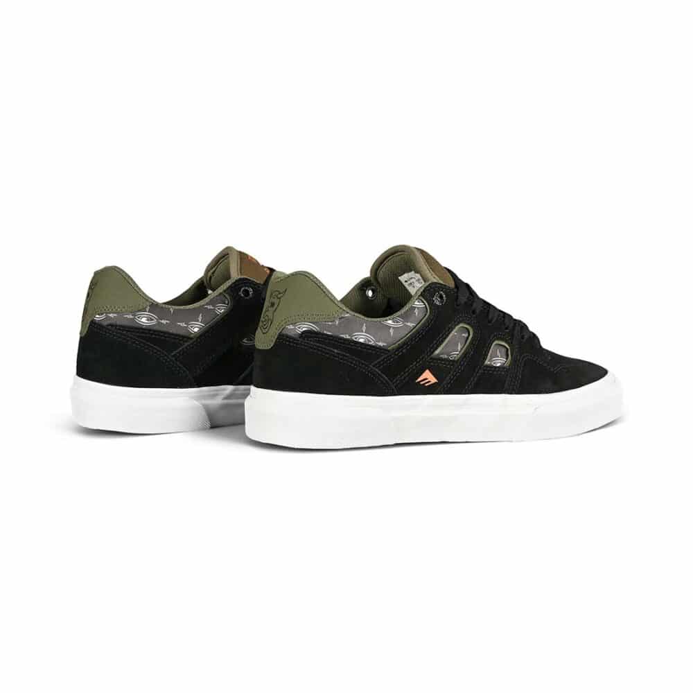 Emerica x Toy Machine Tilt G6 Vulc Skate Shoes - Black