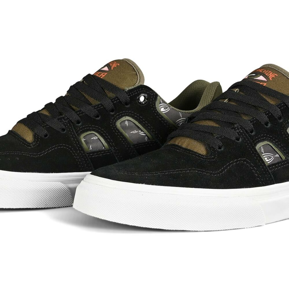 Emerica x Toy Machine Tilt G6 Vulc Skate Shoes - Black