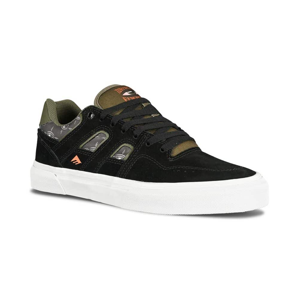 Emerica x Toy Machine Tilt G6 Vulc Skate Shoes - Black