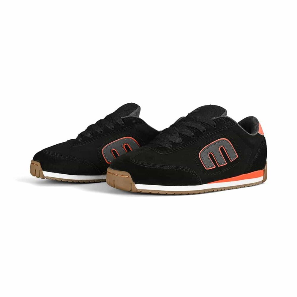 Etnies Lo-Cut II LS Skate Shoes - Black/Dark Grey/Gum