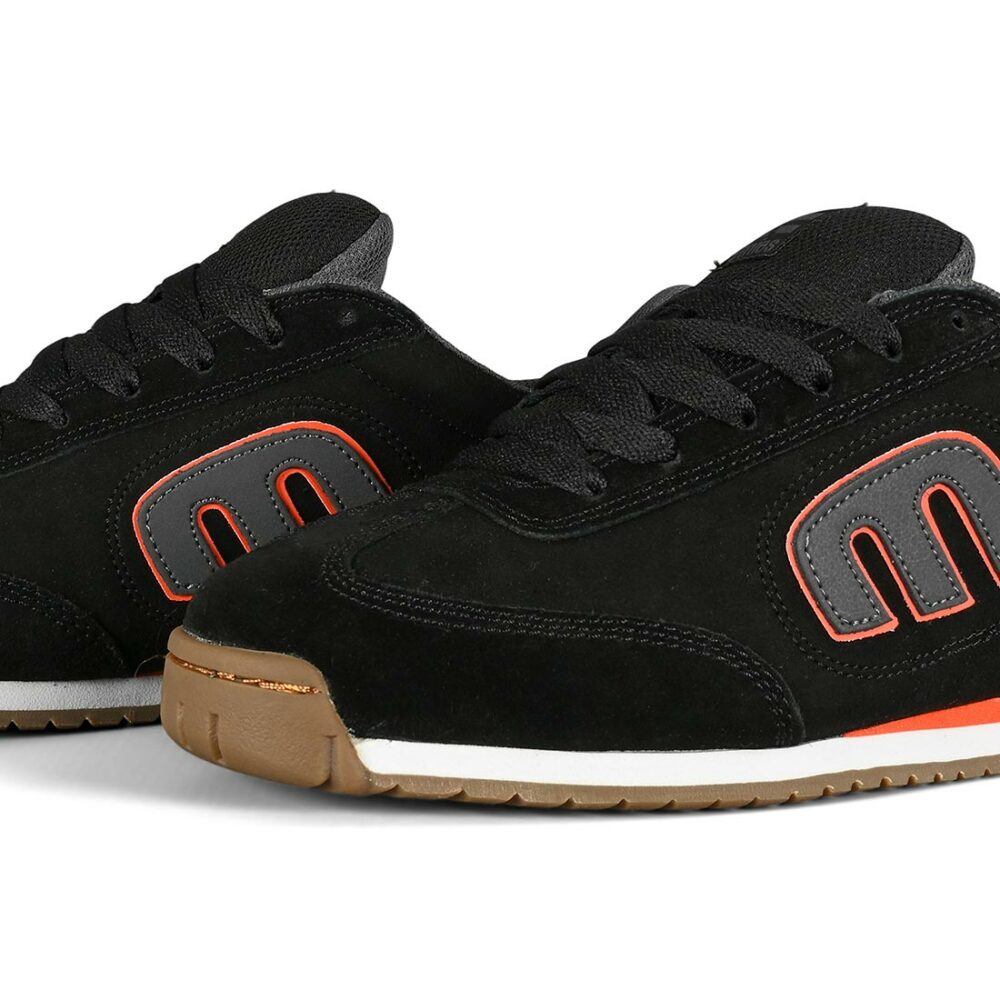 Etnies Lo-Cut II LS Skate Shoes - Black/Dark Grey/Gum