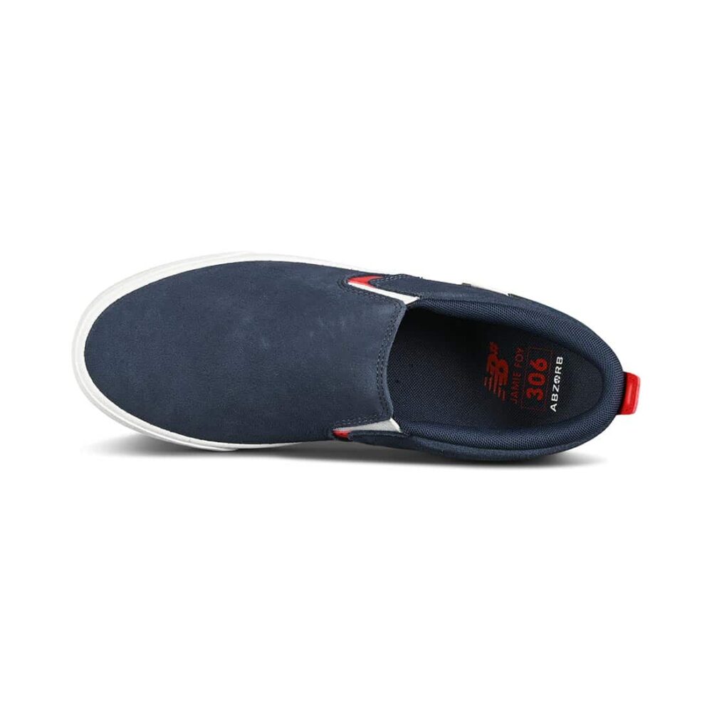 New Balance Numeric 306 Slip-On Jamie Foy Skate Shoes - Navy/Red