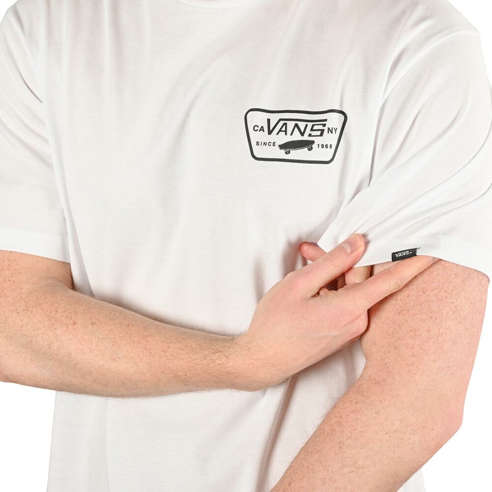 Vans Full Patch S/S T-Shirt - White/Black