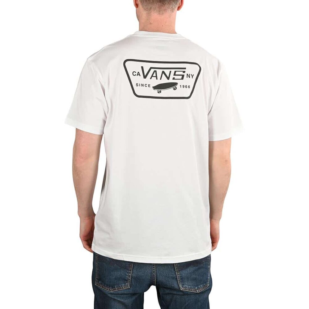 Vans Full Patch S/S T-Shirt - White/Black