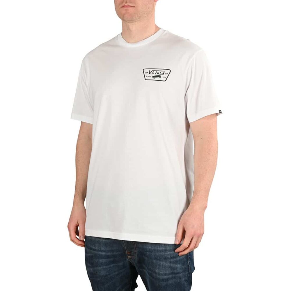 Vans Full Patch S/S T-Shirt - White/Black