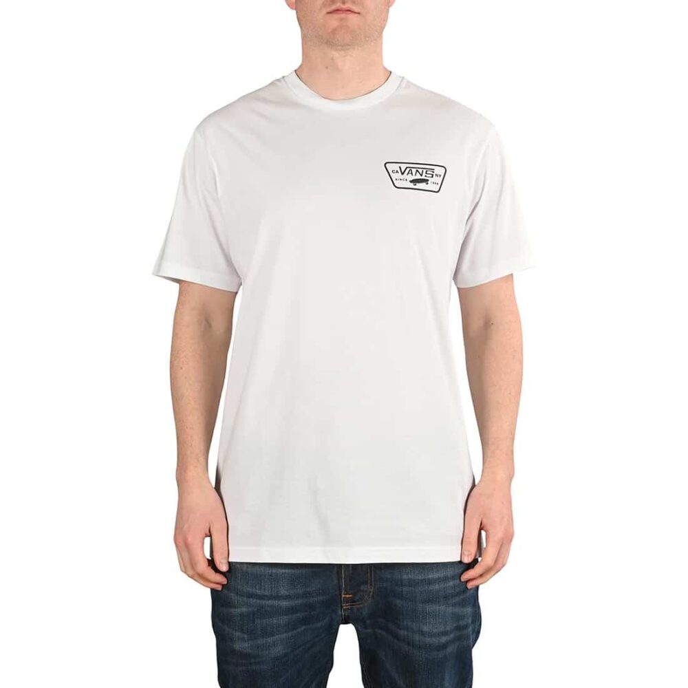 Vans Full Patch S/S T-Shirt - White/Black