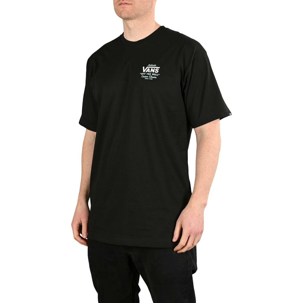 Vans Holder St Classic S/S T-Shirt - Black/Aquatic White