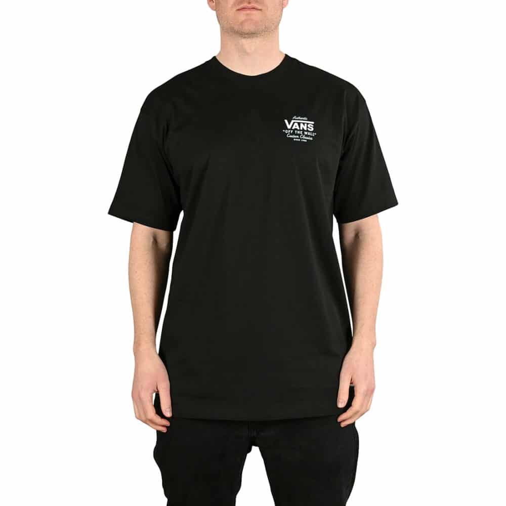 Vans Holder St Classic S/S T-Shirt - Black/Aquatic White