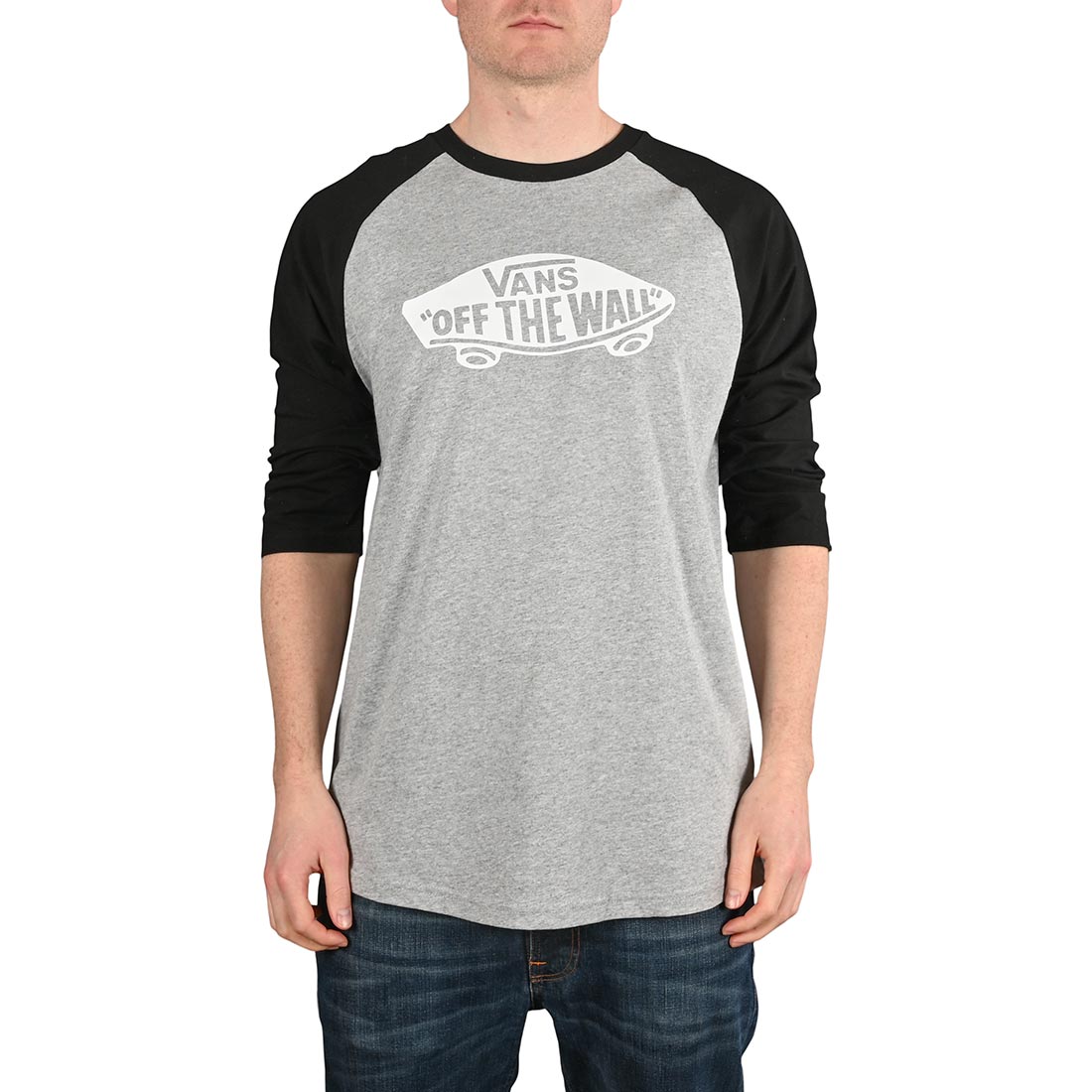 Vans OTW Raglan 3/4 Sleeve T-Shirt - Athletic Heather - Supereight