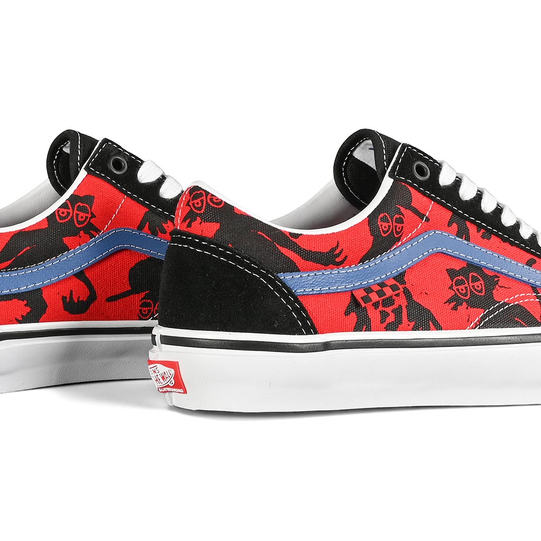 Vans x Krooked Old Skool Skate Shoes Natas for Ray Supereight