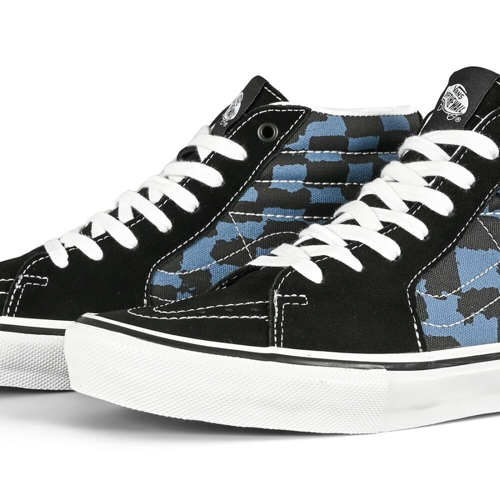 Vans x Krooked Sk8-Hi Skate Shoes - Natas for Ray Barbee