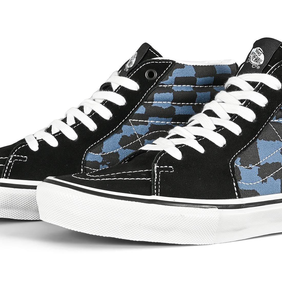 Vans x Krooked Sk8 Hi Skate Shoes Natas for Ray Barbee