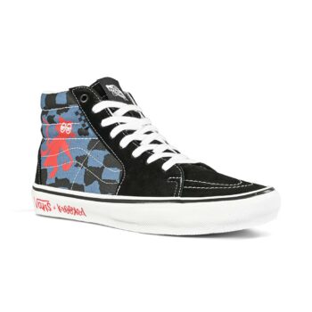 Vans x Krooked Sk8-Hi Skate Shoes - Natas for Ray Barbee