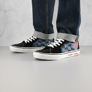 Vans x Krooked Sk8 Hi Skate Shoes Natas for Ray Barbee