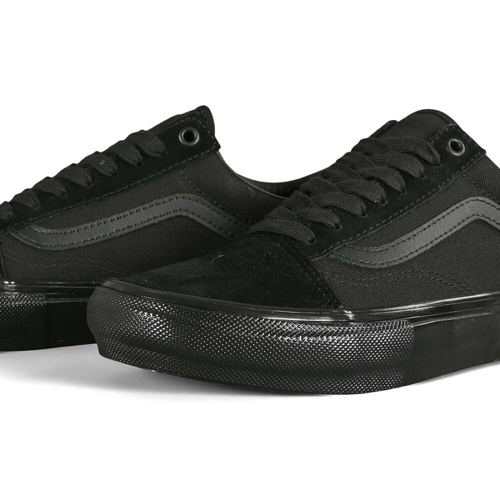 Vans Old Skool Skate Shoes - Black/Black