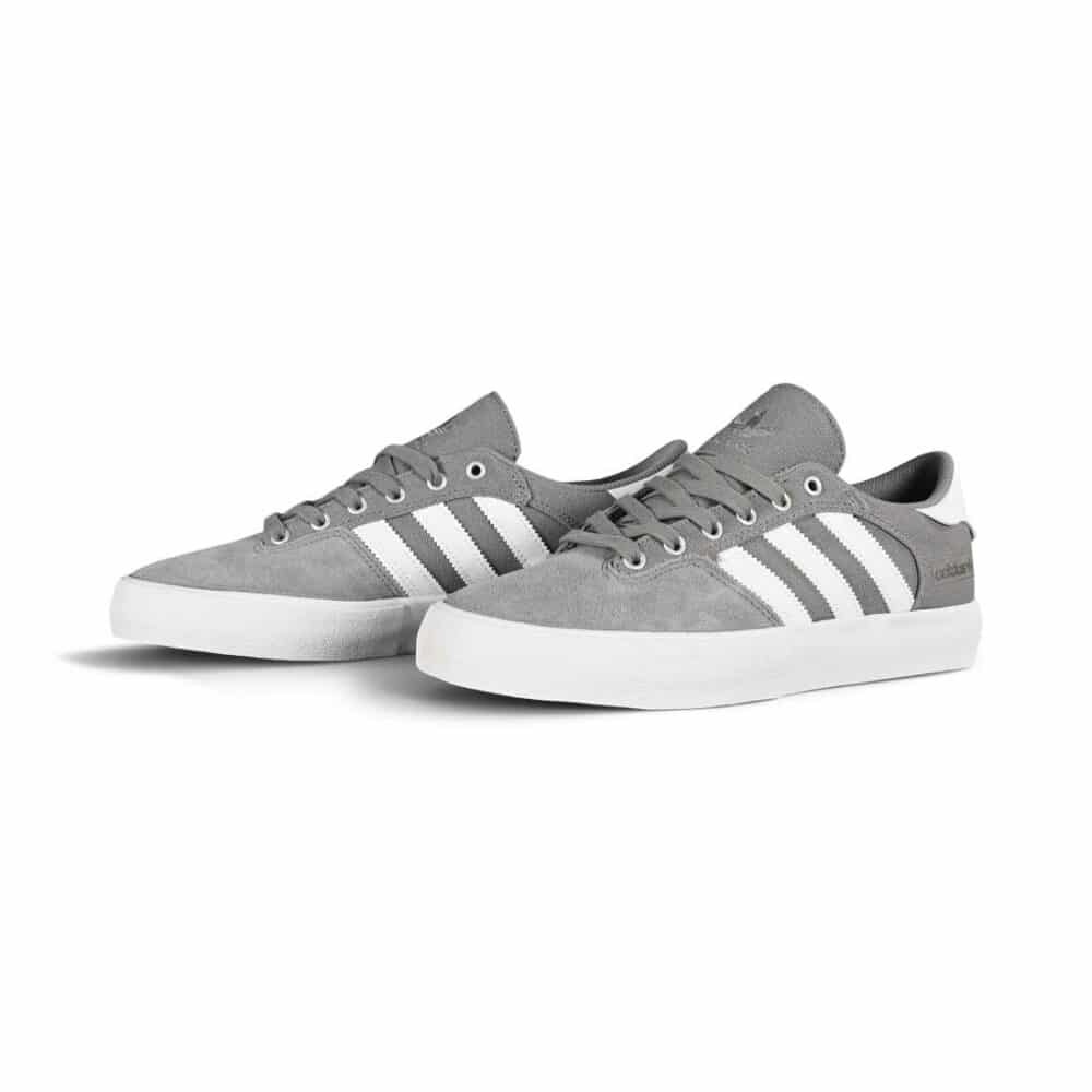 Adidas Matchbreak Super Skate Shoes - Grey/White/Gum