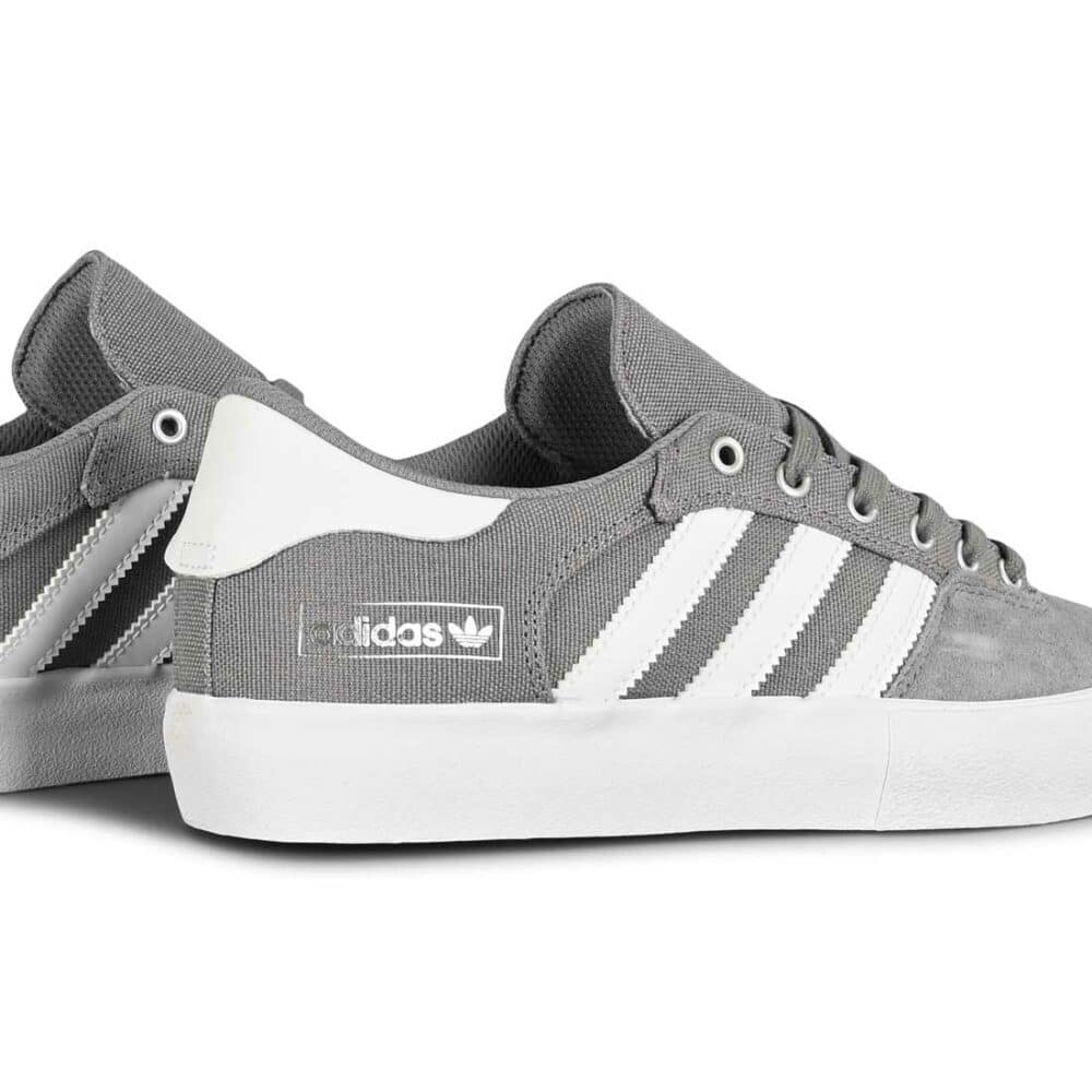 Adidas Matchbreak Super Skate Shoes - Grey/White/Gum