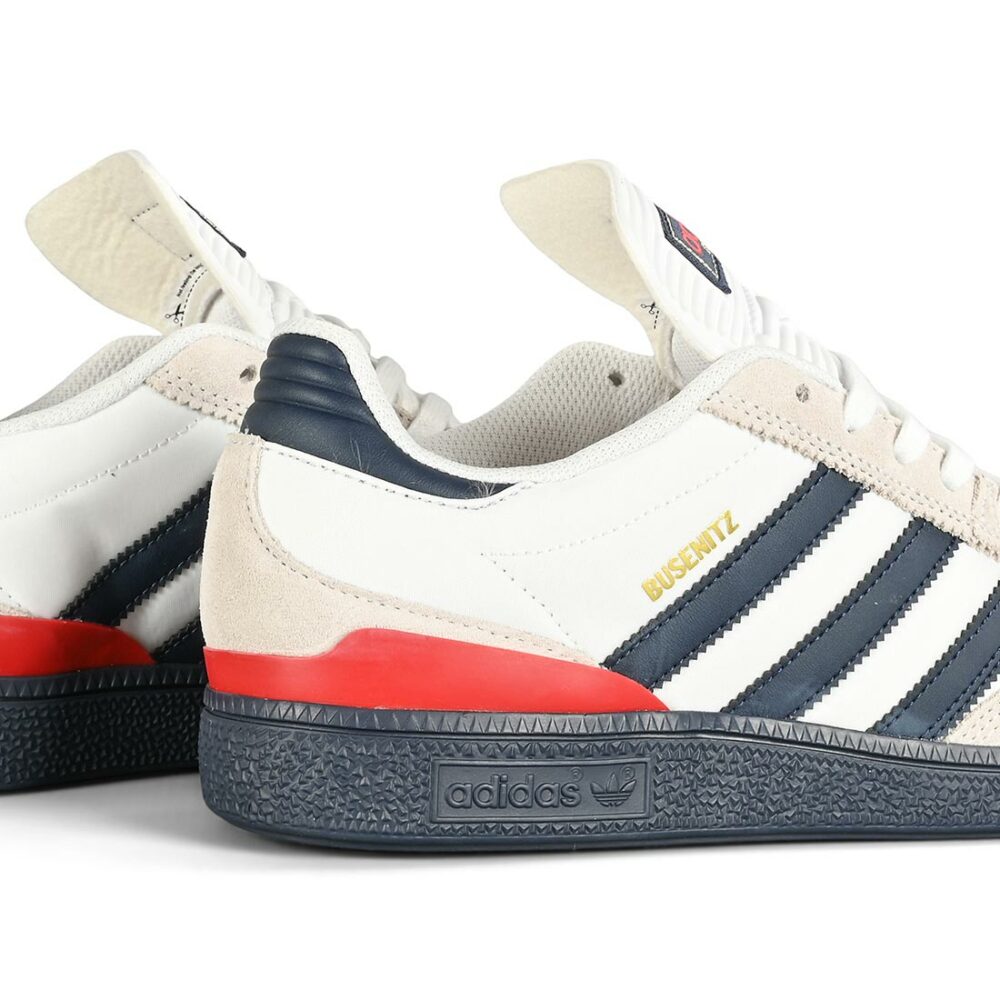 Adidas Busenitz Skate Shoes - Cloud White/Collegiate Navy/Shadow Navy