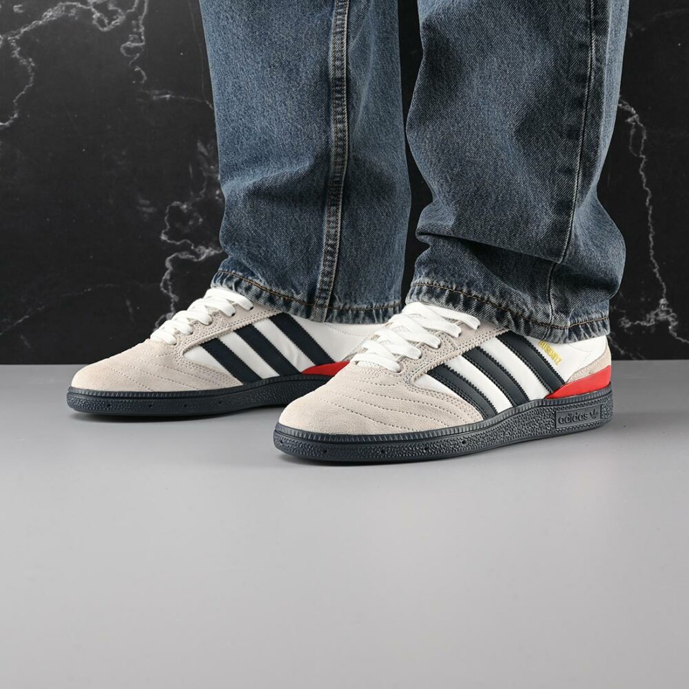 Adidas Busenitz Skate Shoes - Cloud White/Collegiate Navy/Shadow Navy