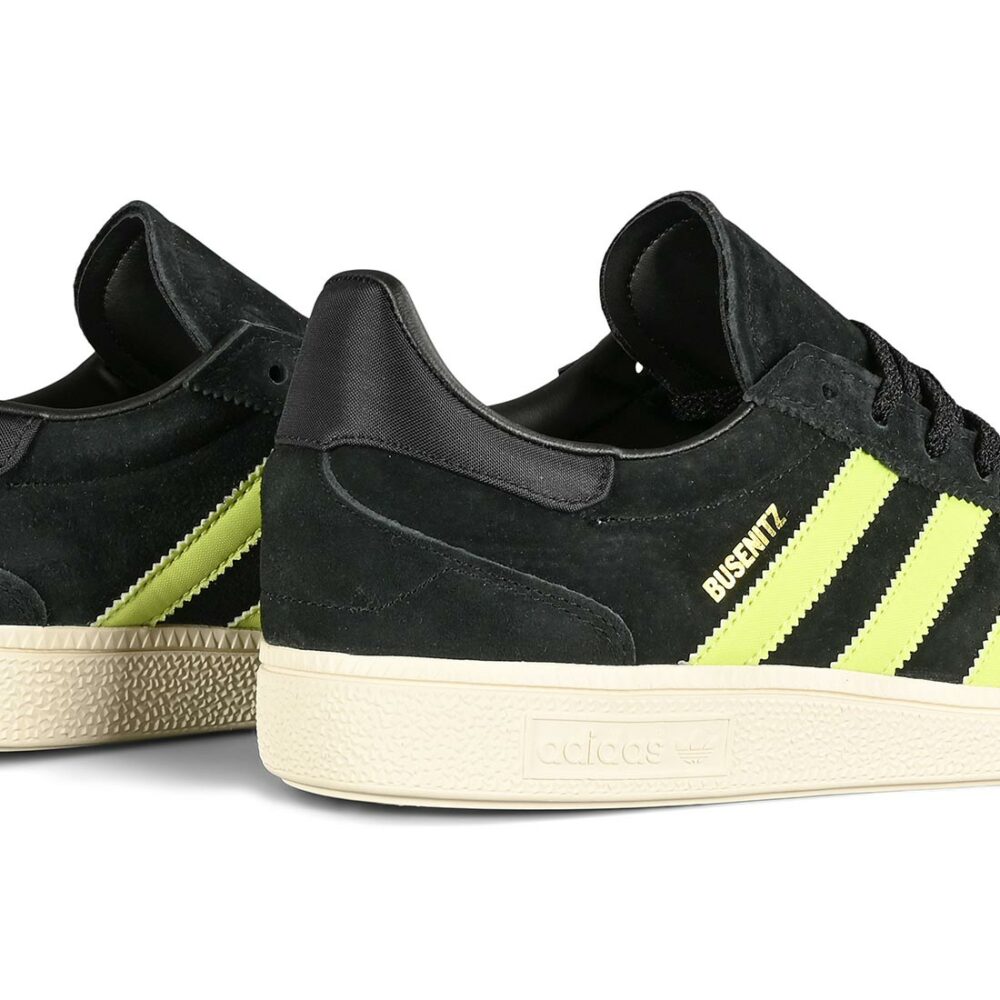 Adidas Busenitz Vintage Skate Shoes - Black/Lime/White