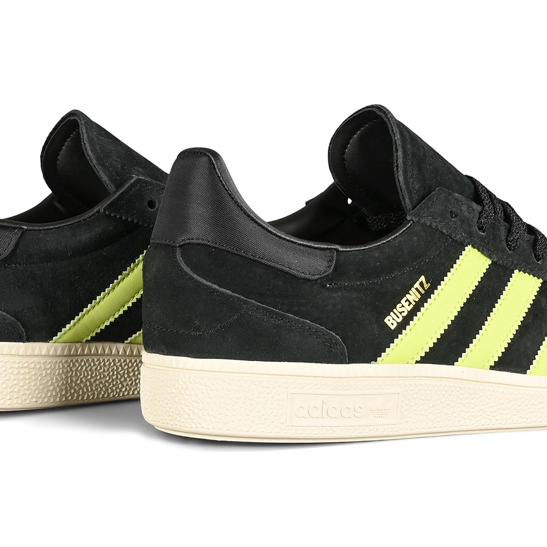 Adidas Busenitz Vintage Skate Shoes Black/Lime/White