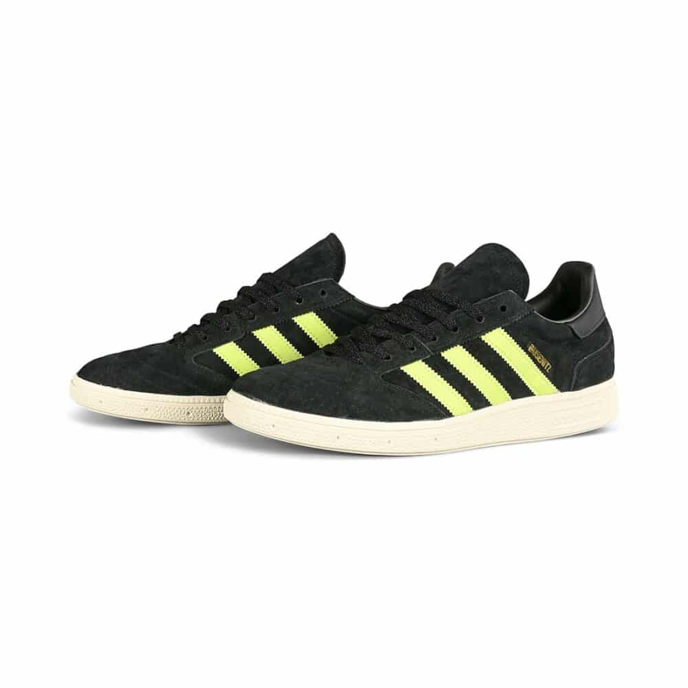 Adidas Busenitz Vintage Skate Shoes - Black/Lime/White