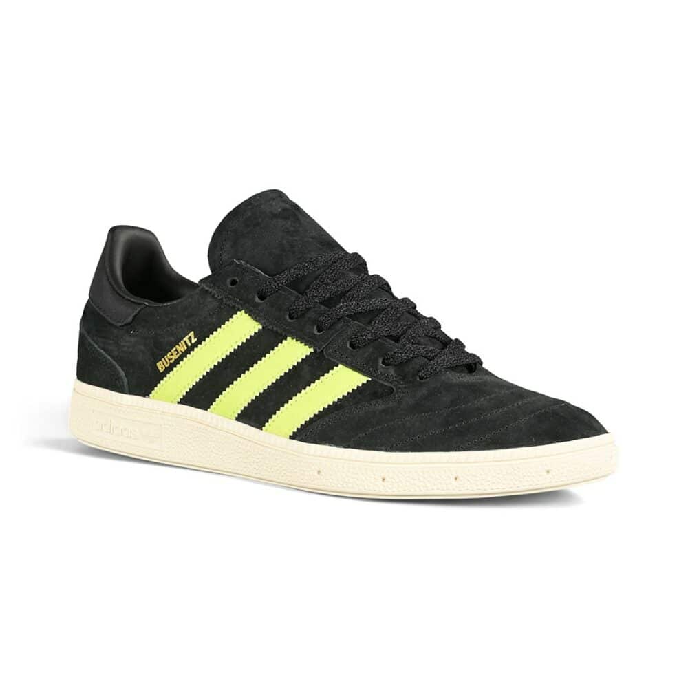 Adidas Busenitz Vintage Skate Shoes - Black/Lime/White