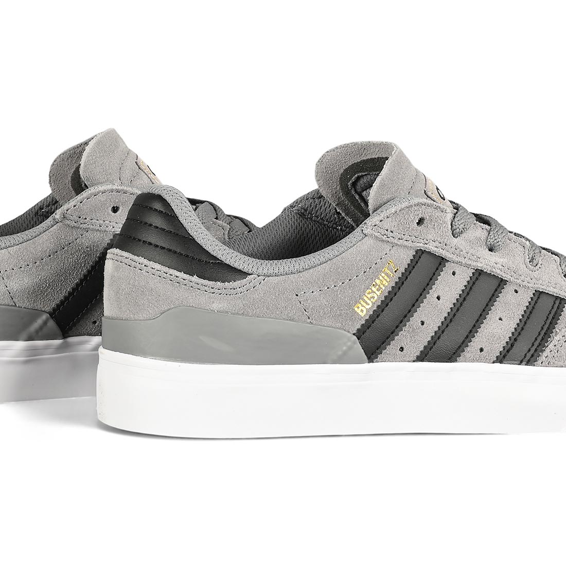 Adidas Busenitz Vulc II Skate Shoes Grey Black White Supereight