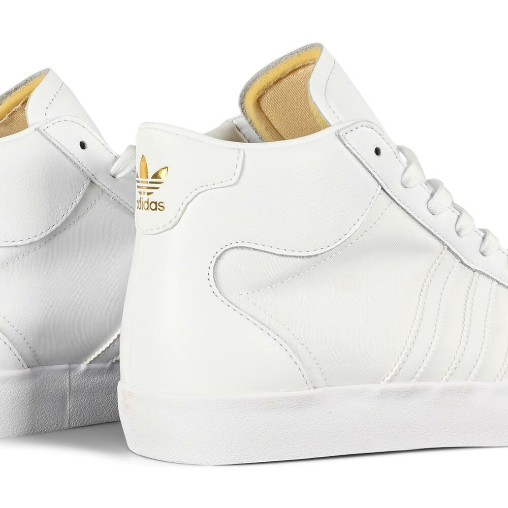 Adidas Superskate ADV Skate Shoes - Cloud White/Cloud White/Gold