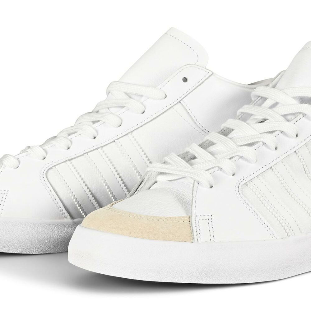 Adidas Superskate ADV Skate Shoes - Cloud White/Cloud White/Gold