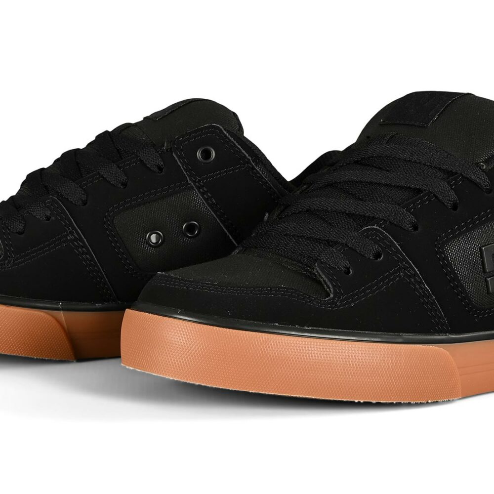 DC Pure Skate Shoes - Black/Gum